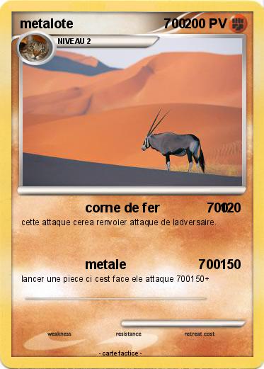 Pokemon metalote                         700