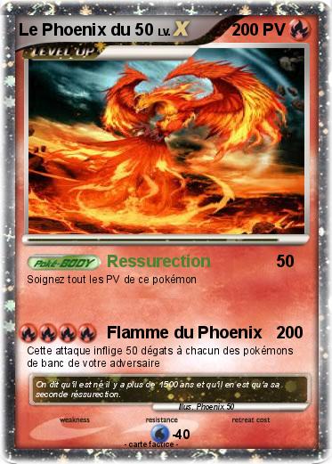 Pokemon Le Phoenix du 50