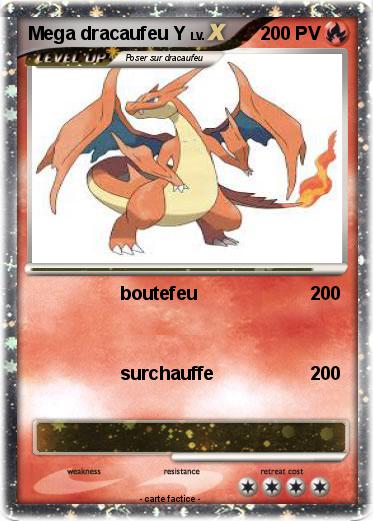 Pokemon Mega dracaufeu Y