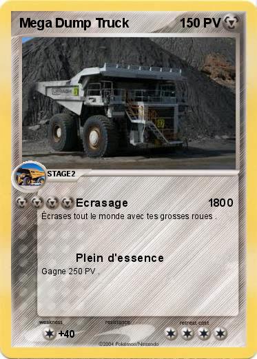 Pokemon Mega Dump Truck