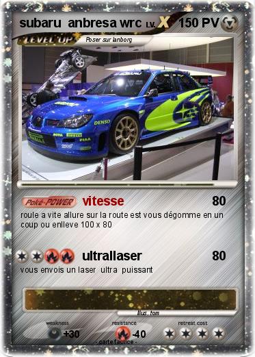 Pokemon subaru  anbresa wrc