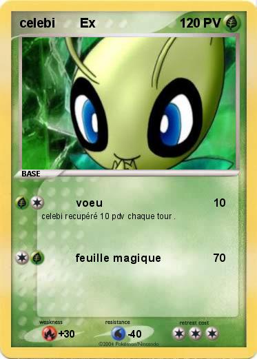 Pokemon celebi       Ex