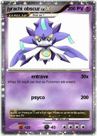 Pokemon jyrachi obscur