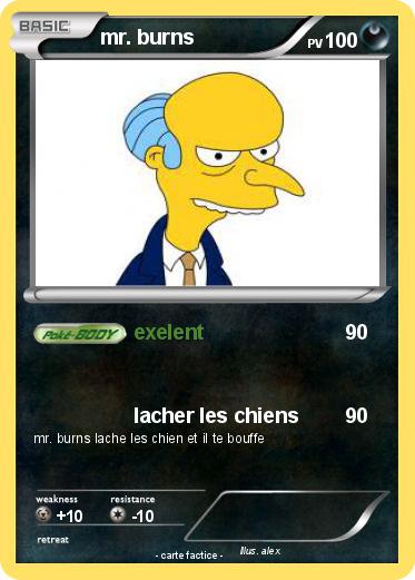 Pokemon mr. burns