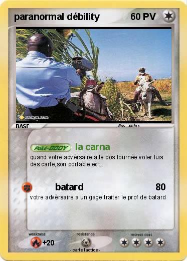 Pokemon paranormal débility