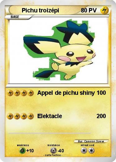 Pokemon Pichu troizépi