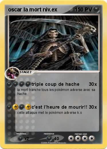 Pokemon oscar la mort niv.ex