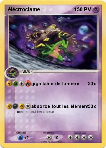 Pokemon éléctroclame