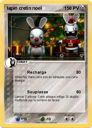 Pokemon lapin cretin noel