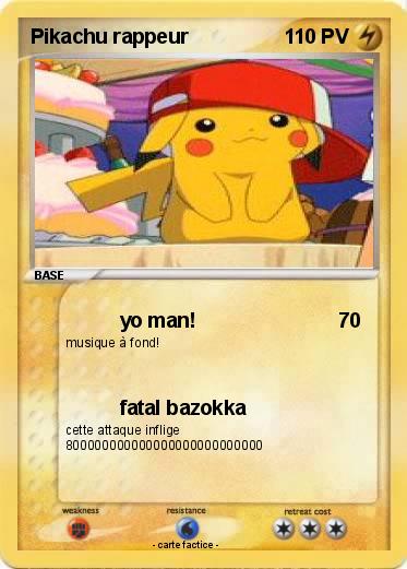 Pokemon Pikachu rappeur
