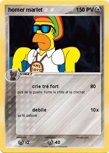 Pokemon homer marlet
