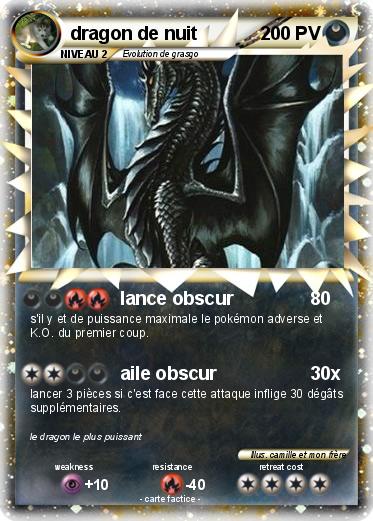 Pokemon dragon de nuit