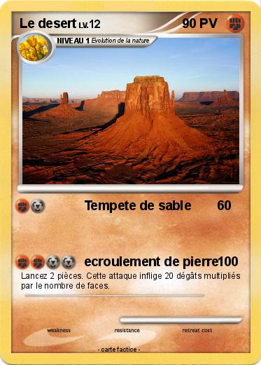 Pokemon Le desert