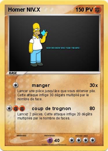 Pokemon Homer NIV.X