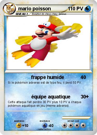 Pokemon mario poisson
