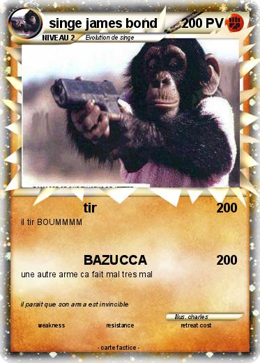 Pokemon singe james bond