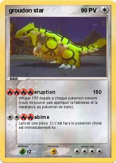 Pokemon groudon star