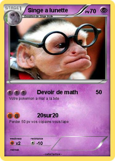 Pokemon Singe a lunette