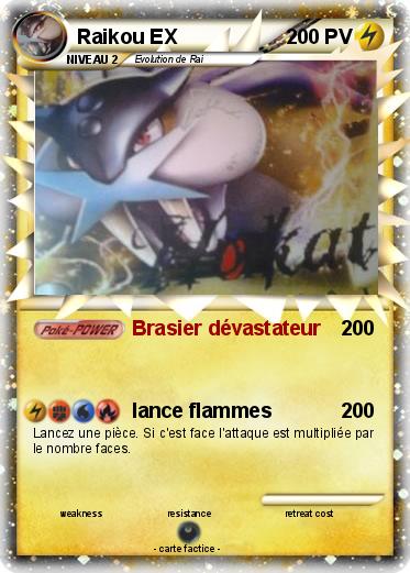 Pokemon Raikou EX
