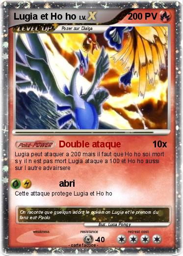 Pokemon Lugia et Ho ho