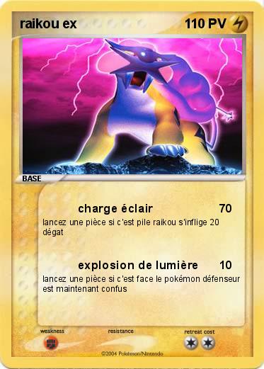 Pokemon raikou ex