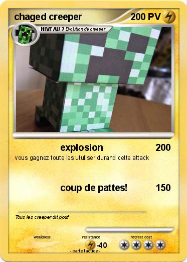 Pokemon chaged creeper
