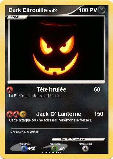 Pokemon Dark Citrouille