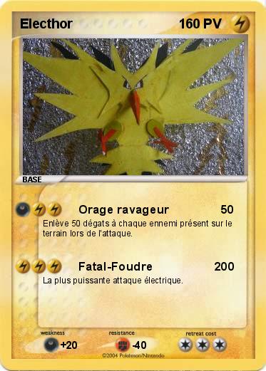 Pokemon Electhor                             1