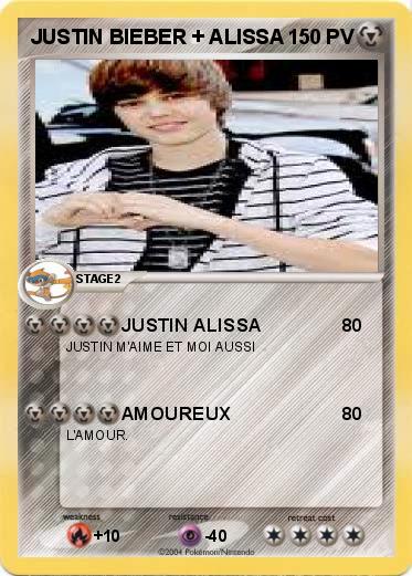 Pokemon JUSTIN BIEBER + ALISSA