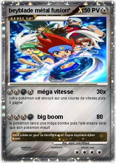 Pokemon beyblade métal fusion*