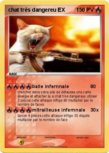 Pokemon chat très dangereu EX
