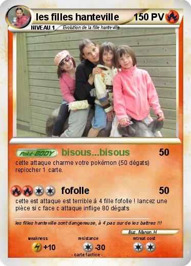 Pokemon les filles hanteville