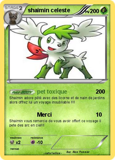Pokemon shaimin celeste