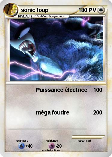 Pokemon sonic loup