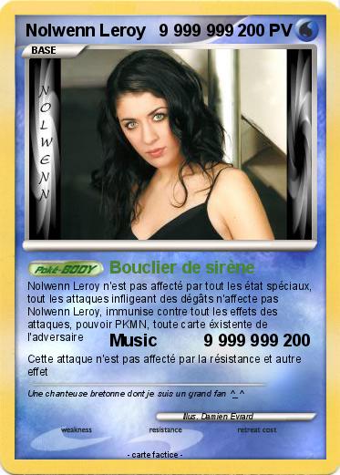 Pokemon Nolwenn Leroy   9 999 999
