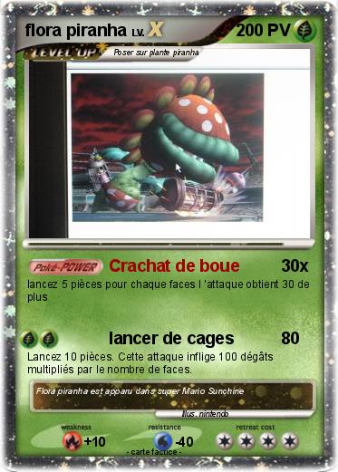 Pokemon flora piranha