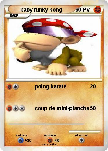 Pokemon baby funky kong