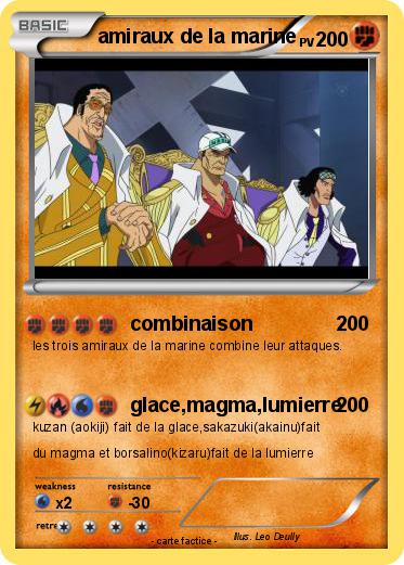 Pokemon amiraux de la marine