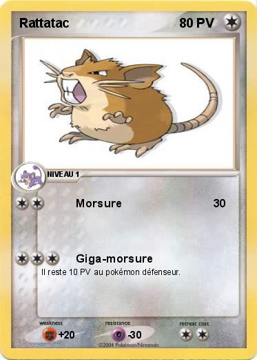 Pokemon Rattatac