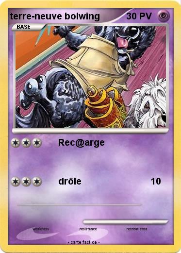 Pokemon terre-neuve bolwing