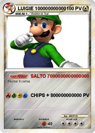 Pokemon LUIGIE 100000000000