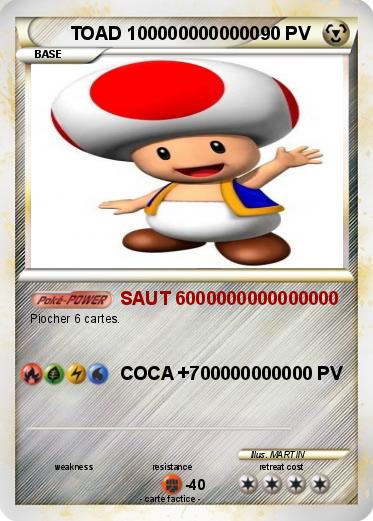 Pokemon TOAD 1000000000000