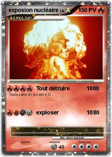 Pokemon exposion nucléaire