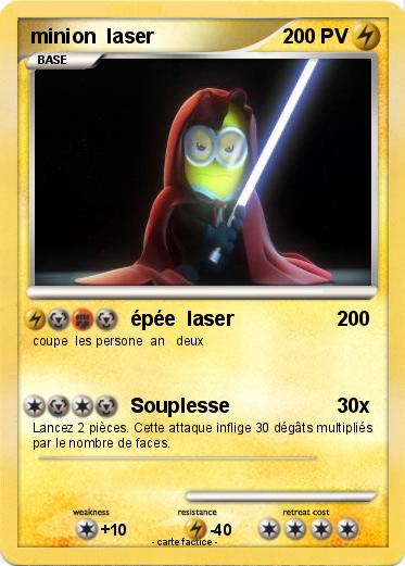 Pokemon minion  laser