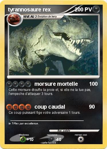 Pokemon tyrannosaure rex