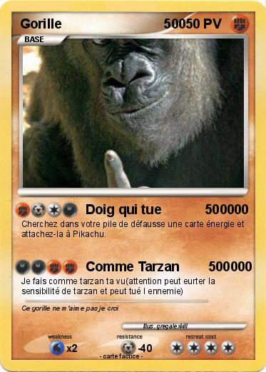 Pokemon Gorille                            500