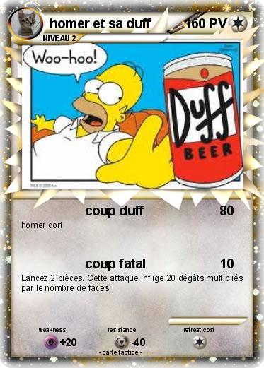 Pokemon homer et sa duff