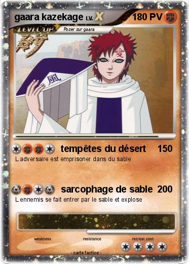 Pokemon gaara kazekage