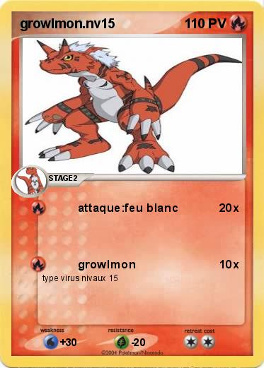 Pokemon growlmon.nv15