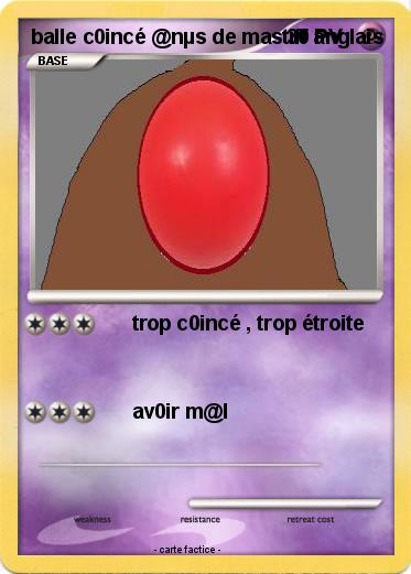 Pokemon balle c0incé @nµs de mastiff anglais